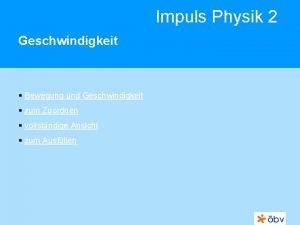 Impuls physik 2