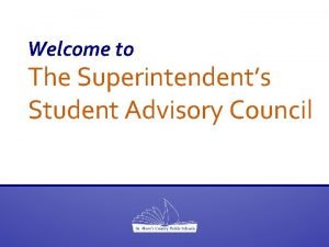 Student council meeting agenda Student council meeting agenda