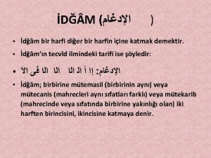 Idğam ı kebir nedir