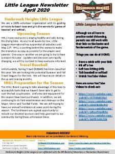 Hasbrouck heights little league Hasbrouck heights little league