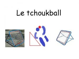 Tchoukball règles