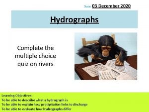 Date 03 December 2020 Hydrographs Complete the multiple