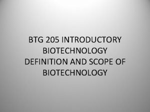 Btg definition