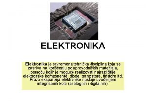 Poluprovodnici p i n tipa