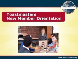 Famous toastmasters members Famous toastmasters members