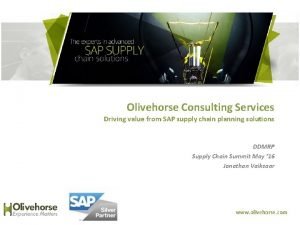 Olivehorse consulting