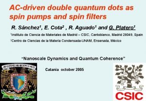 ACdriven double quantum dots as spin pumps and