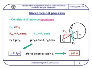 Dipartimento di Ingegneria dei Materiali e della Produzione