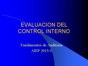 Auditoria aiep