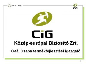 Kzpeurpai Biztost Zrt Gal Csaba termkfejlesztsi igazgat 1