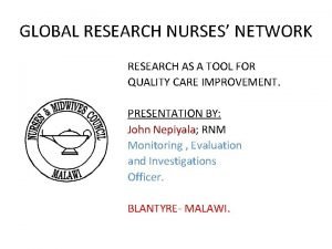 Global research nurses
