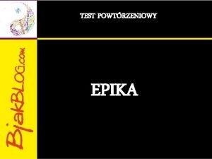 Lyrika epika drama Lyrika epika drama