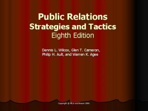 Function of public relations