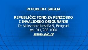Pokrajinski fond za penzijsko i invalidsko osiguranje