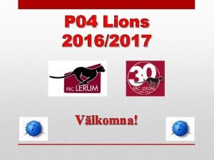 P 04 Lions 20162017 Vlkomna FBC Lerum Hemsida