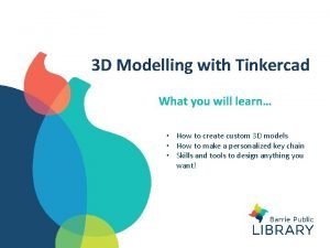 Tinkercad d