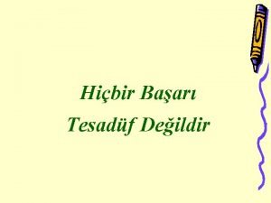 Hibir Baar Tesadf Deildir YANLI KODLAMA 1 YIL