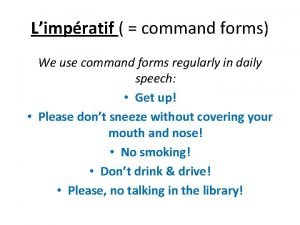 Command forms