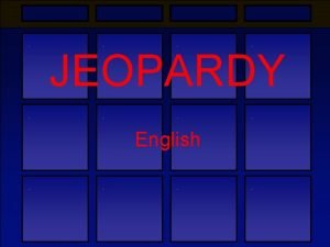 Point of view jeopardy
