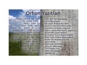Orhun yazıtları türk kelimesi