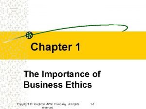 Ethics contributes to investor loyalty