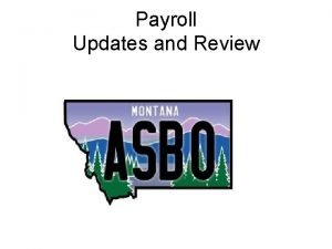 Payroll Updates and Review The New Hire Exempt