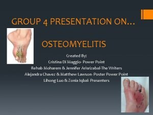 Osteomyelitits