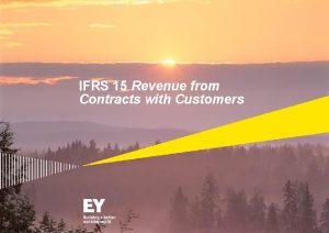 Ifrs 15