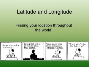 Degrees of longitude