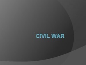 CIVIL WAR Image Analysis Observation Questions Civil War