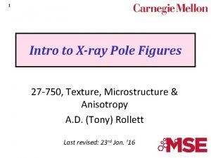 Pole figures explained
