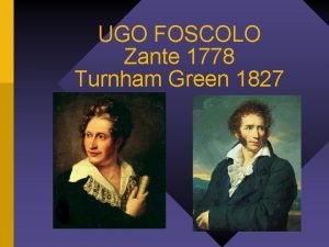 Turnham green foscolo