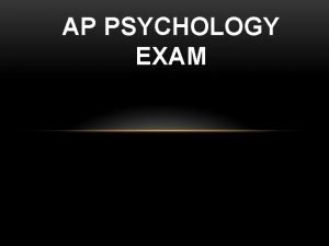 Ap psychology exam grading scale