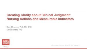 Clinical judgement sample items a ati