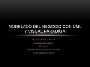 Visual studio paradigm