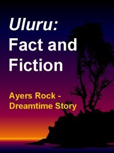 Dreamtime story uluru Dreamtime story uluru