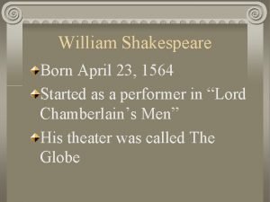 Shakespeare april 23