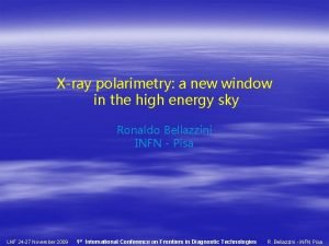Xray polarimetry a new window in the high