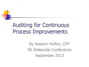 Payroll audit procedures