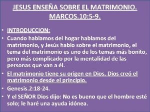 Marcos 10 2 9