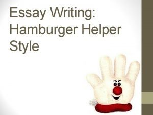 Essay hamburger Essay hamburger
