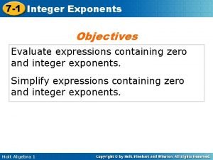 7-1 integer exponents