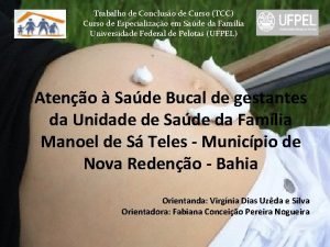 Trabalho de Concluso de Curso TCC Curso de