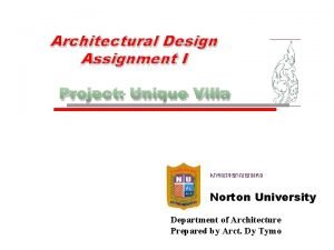 Assignment norton university