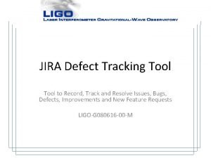 Jira defect management tool