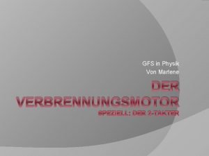 Verbrennungsmotor physik