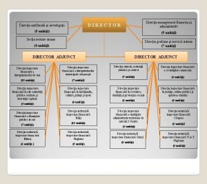 Direcia management financiar i administrativ DIRECTOR Direcia antifraud