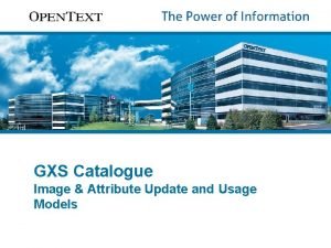 Gxs active catalogue
