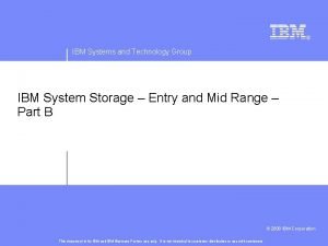 Ibm systems and technology group