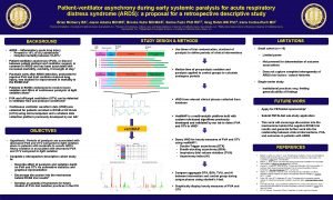 Patientventilator asynchrony during early systemic paralysis for acute